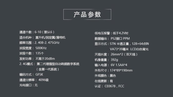 《TS同心模型 》富斯 FS-I6X 6~10通道遙控器,套裝配置 IA6B接收機, 中文版介面