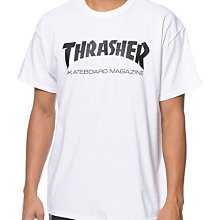 【THRASHER】Skate Mag純棉圓筒Tee (白色)