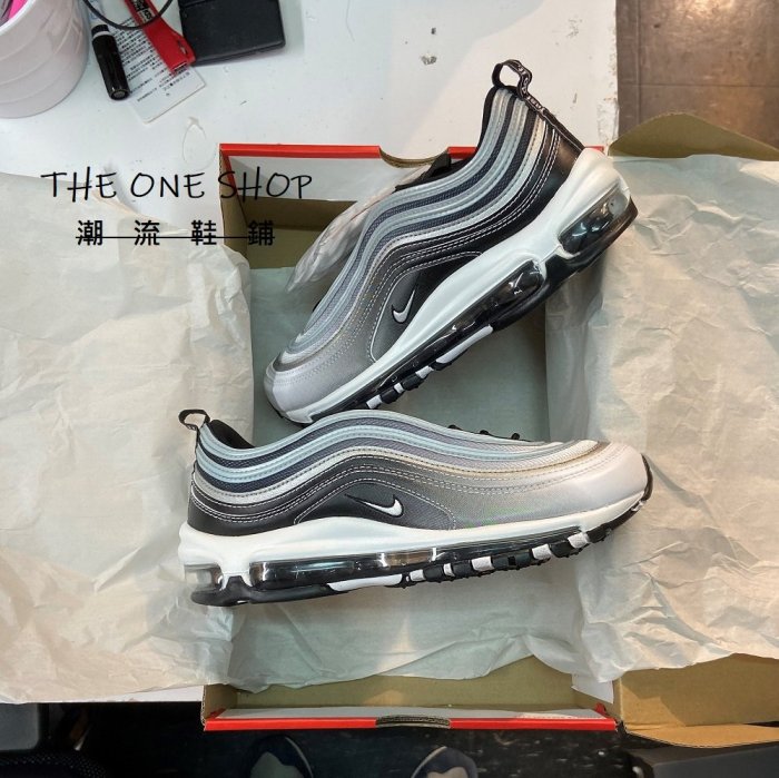 NIKE AIR MAX 97 子彈 銀色 黑銀 銀子彈 銀彈 漸層 反光 氣墊 921826-016