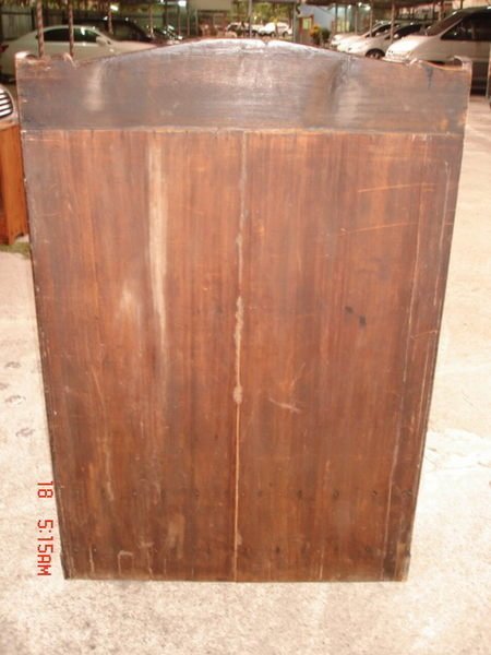 少見的近百年日據至光復初期台灣省菸酒公賣局檜木製事務櫥