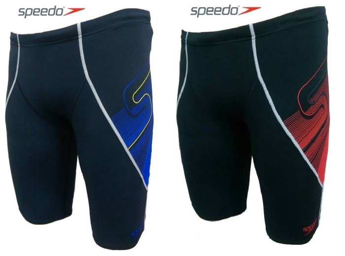 ~有氧小舖~2016 SPEEDO 運動及膝泳褲Fit V 深藍x藍 ENDURANCE+ 出清特價