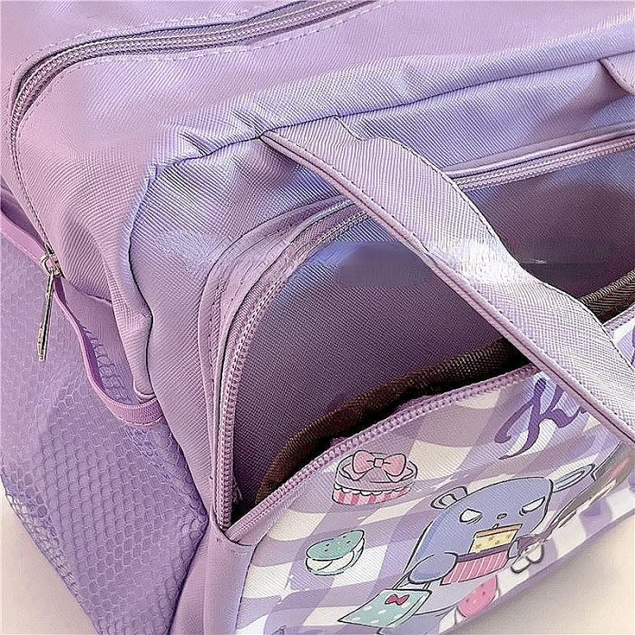 日系可愛三麗鷗手提包 手提袋 便當袋 多功能媽咪包 便攜收納包 便當餐具收納包-寶藏包包