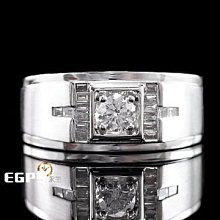 【永久流當品】天然鑽石 GIA E/SI2 3EX 0.31CT 鑽石戒指 LSU3645