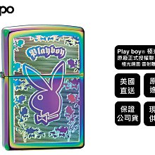 【寧寧精品】Zippo授權台中30年專賣店 防風打火機 極光鏡面 Play boy®極光兔 原廠授權聯名款 4274-5