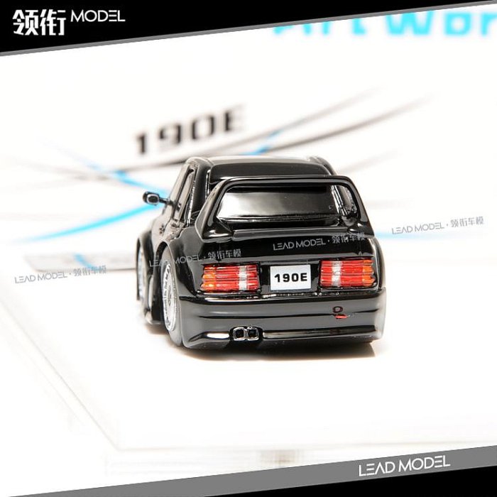 現貨|賓士蛋蛋車 190E EVO II Q版 ArtWork 1/64 黑車模型 EGG