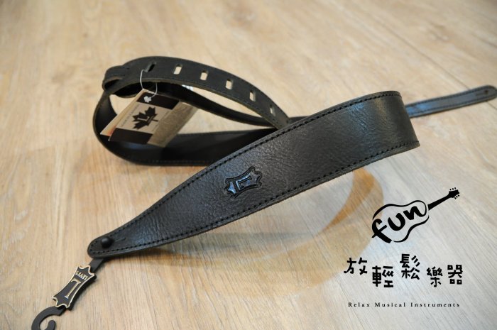 『放輕鬆樂器』全館免運費 LEVY'S MV417DSL - BLK 加拿大製 LEVYS 真皮背帶 吉他背帶 經典黑