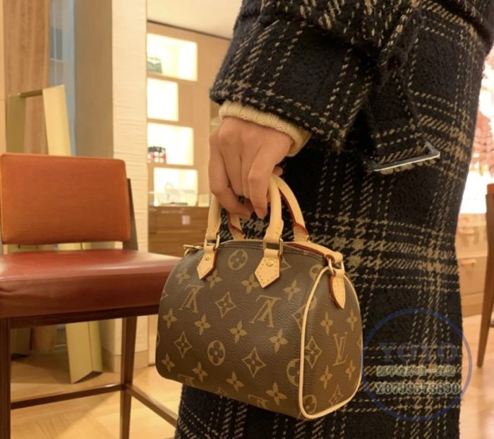 Louis Vuitton MONOGRAM Nano Speedy (M61252)