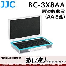 【數位達人】JJC BC-3X8AA 電池盒 (可裝8顆) / 3號 AA 14500鋰電池電池收納盒 防塵 防撞