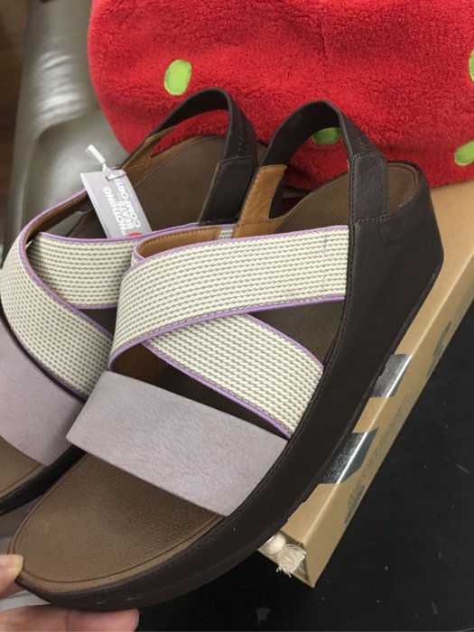 全新 fitflop 38/7 粉紫色涼鞋 現貨 出清價