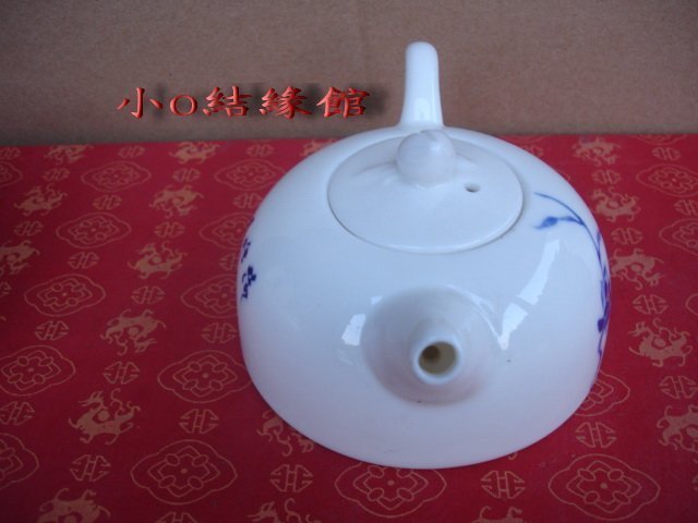 小o結緣館仿古傢俱............荷塘月色小茶壺13x9x6