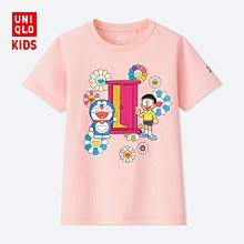 貳拾肆棒球-日本UNIQLO x 村上隆 DORAEMON哆啦 A 夢 UT T-shirt  /粉150