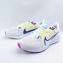 NIKE DV3853105 Air Zoom Pegasus 40 男慢跑鞋 米白粉藍【iSport愛運動】