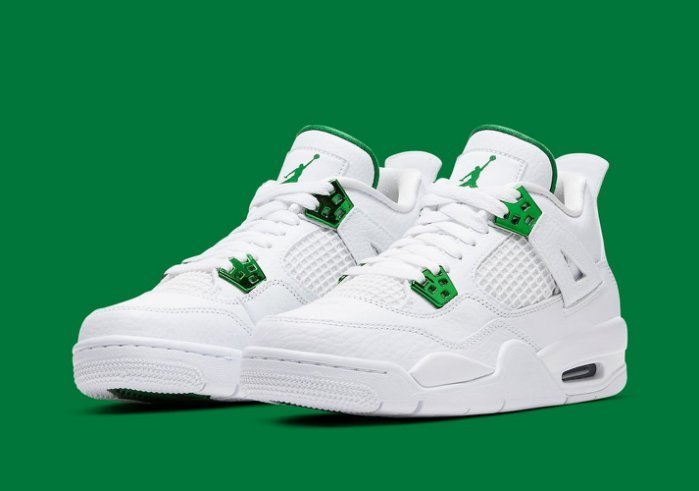 【S.M.P】AIR JORDAN 4 RETRO METALLIC GREEN 白 電鍍綠 CT8527-113