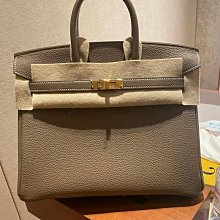 ［現貨在台］Hermes Birkin 25 大象灰金釦 Taurillon Clemence  經典天菜 柏金包 鉑金包