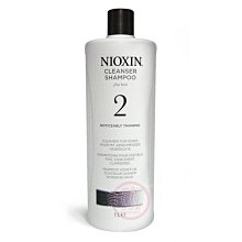 便宜生活館【洗髮精】NIOXIN 耐奧森(麗康絲)2號潔髮露1000ml 明顯落髮/細髮專用 全新公司貨 (可超取)