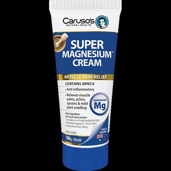 Carusos Super Magnesium Cream 100g Yahoo