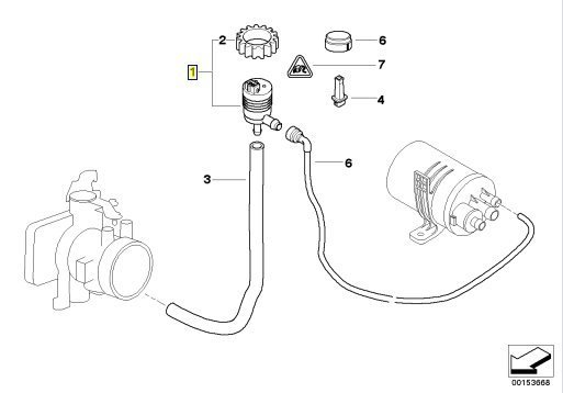 Z3 M52 M54 98-03 EEC EGR 活性碳罐 油氣回收 燃油箱通風 電磁閥 13901433603