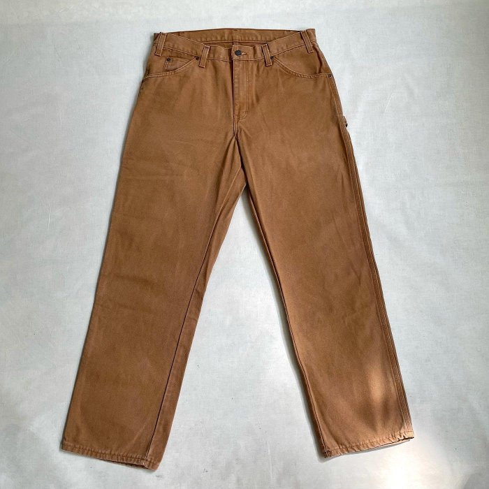 美國經典 Dickies 1939 Duck Carpenter Pants 純棉厚磅帆布畫家褲 工作褲 vintage