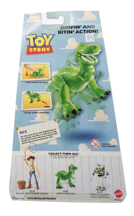 全新 迪士尼 Disney Pixar Toy story 皮克斯玩具總動員模型 Jump Attack Rex 抱抱龍