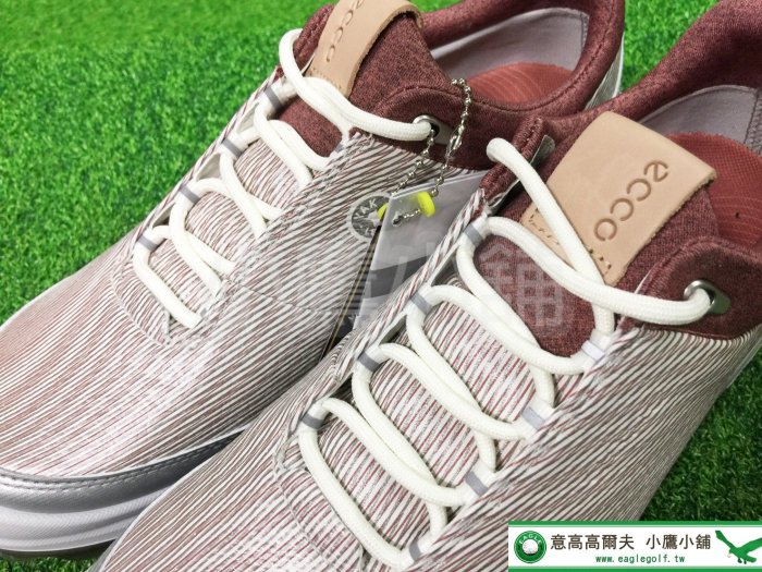 [小鷹小舖] ECCO GOLF BIOM HYBRID3 12550351404 高爾夫 女仕球鞋 軟釘 防水皮革