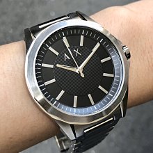 現貨 可自取 ARMANI EXCHANGE AX AX2618 亞曼尼 手錶 44mm 黑面盤 鋼錶帶 男錶女錶