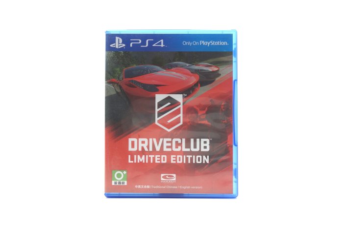 【橙市青蘋果】PS4：駕駛俱樂部限量版 DriveClub Limited Edition 中英文合版 #72751