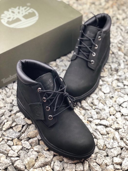 Timberland男士經典款32085中邦防水馬丁靴戶外工裝靴黑色39-45碼