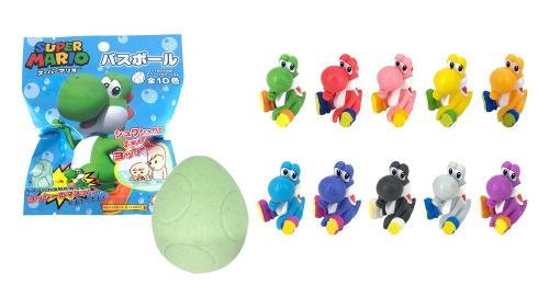 日本 Super Mario 超級瑪利歐 Yoshi 耀西 泡澡球 入浴球 入浴發泡劑 沐浴球