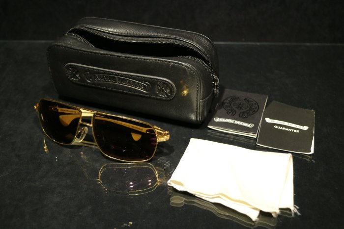 克羅心Chrome Hearts moorehead sunglasses 12KGF限定款  墨鏡 蔡司鏡片 太陽眼鏡