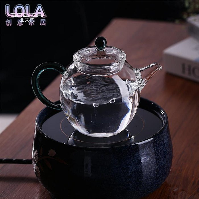 北大史玻璃茶壺 純手工耐熱過濾紅茶功夫茶一人用小茶壺單壺茶具-LOLA創意家居