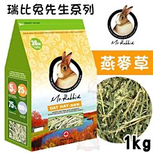 汪旺來【歡迎自取】瑞比兔先生-甜燕麥草1kg(新包裝36oz)小動物牧草/挑嘴成兔.天竺鼠.龍貓/Mr.Rabbit