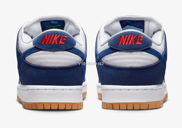 代購】Nike SB Dunk Low LA Dodgers 藍白焦糖底泡泡糖低幫休閒滑板鞋