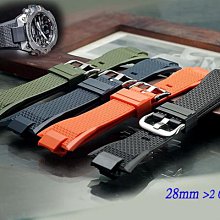 【時間探索】 CASIO 卡西歐 g-shock  代用 膠錶帶 GST-B400系列