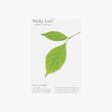 ❅PAVEE❅  韓國appree~ Sticky Leaf 樹葉造型便利貼/N次貼/裝飾貼~ 樺樹葉 (M)