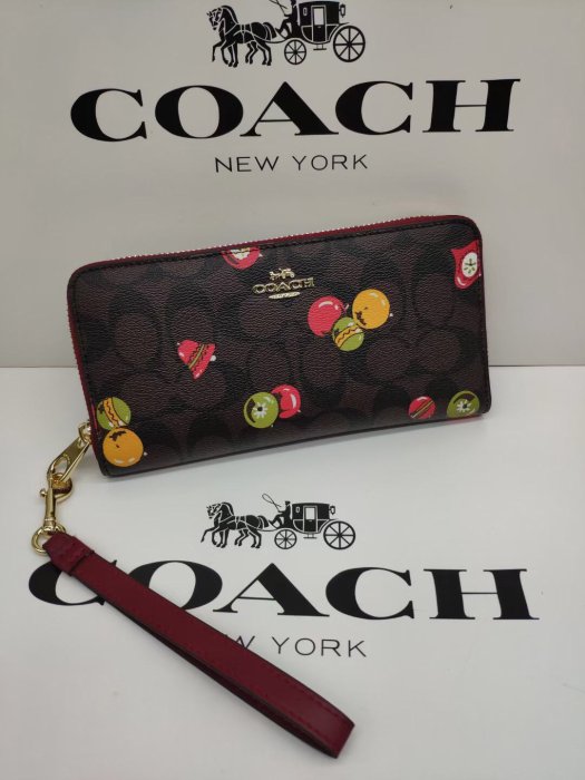 現貨熱銷-COACH 7410 7411 迪士尼聯名款長款錢包 長夾 皮夾 購美國代購Outlet專場 可團購