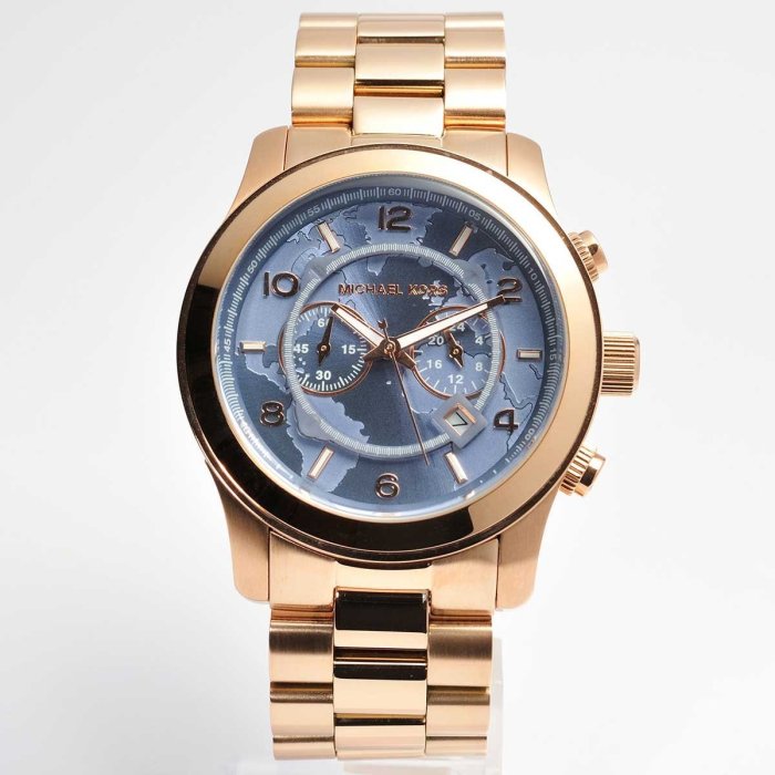 全新正品 Michael Kors MK8358 玫瑰金現貨 Hunger Stop 100 Series 男錶 MK