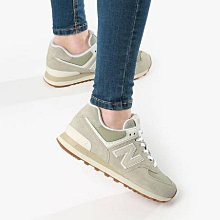 S.G NEW BALANCE 574 WL574QD2 B楦 灰綠色 復古 麂皮 拼接 N字鞋 運動 休閒  女鞋