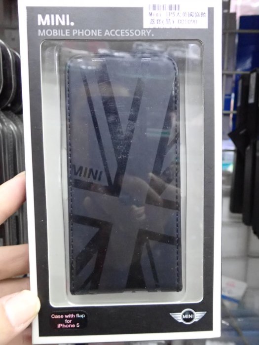 壹 mini cooper Apple iPhone 5 i5 5S SE 真皮掀蓋 皮套 I5 MMINI英國皮 黑色