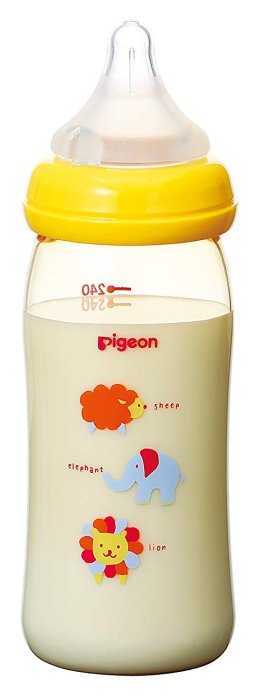 《FOS》日本 Pigeon 貝親 母乳實感 寬口 奶瓶 (240ML) 耐熱 PPSU 餵奶 母奶 新生兒 3個月