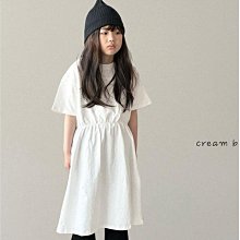 S~XL ♥洋裝(IVORY) CREAM BBANG-2 24夏季 CBG240418-039『韓爸有衣正韓國童裝』~預購