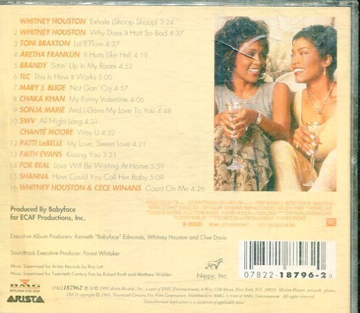 *真音樂* WAITING TO EXHALE ORIGINAL SOUNDTRACK  二手 K30470 (刮傷)