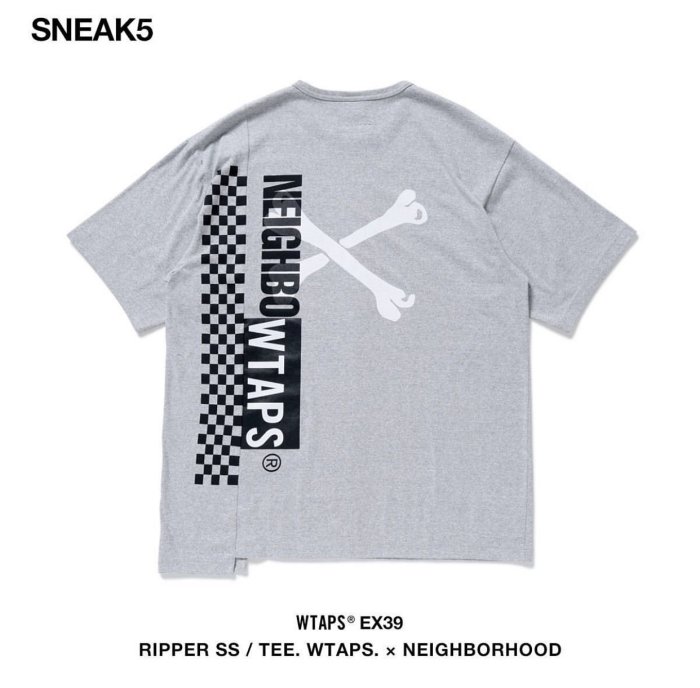 ☆LimeLight☆ WTAPS x NEIGHBORHOOD RIPPER SS / TEE 短袖黑S M