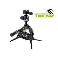 *大元˙台南*【原廠公司貨】TAKEWAY T1 PLUS 鉗式腳架 (升級版)＋手機夾 桌上型腳架