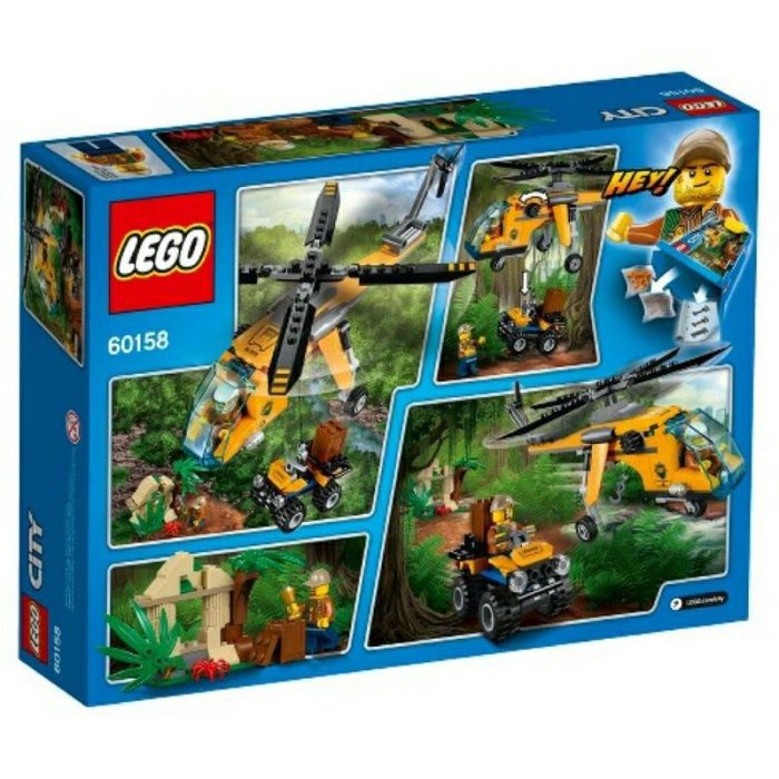 全新未拆正品 現貨 樂高 LEGO 60158 城市 CITY系列 叢林運輸直升機 Jungle Cargo Helicopter