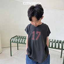 S~XL ♥上衣(墨色) EYESCREAM-2 24夏季 EYE240429-033『韓爸有衣正韓國童裝』~預購