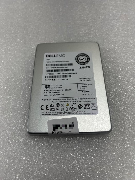 全新原廠Dell/戴爾3.84T SAS SSD 固態硬碟現貨