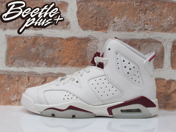 Air Jordan 6 Retro BG Maroon, 384665-116