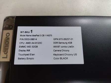 聯想Lenovo Chromebook 谷歌型筆電 4G/32G/11.6寸