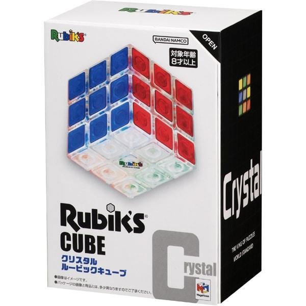 日本 RUBIK’S 透明魔術方塊 3x3 魔方 經典款 魔術方塊 益智遊戲 基本款 透明款【水貨碼頭】