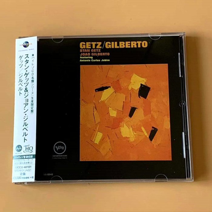 Stan Getz Joao Gilberto波萨诺瓦 cd